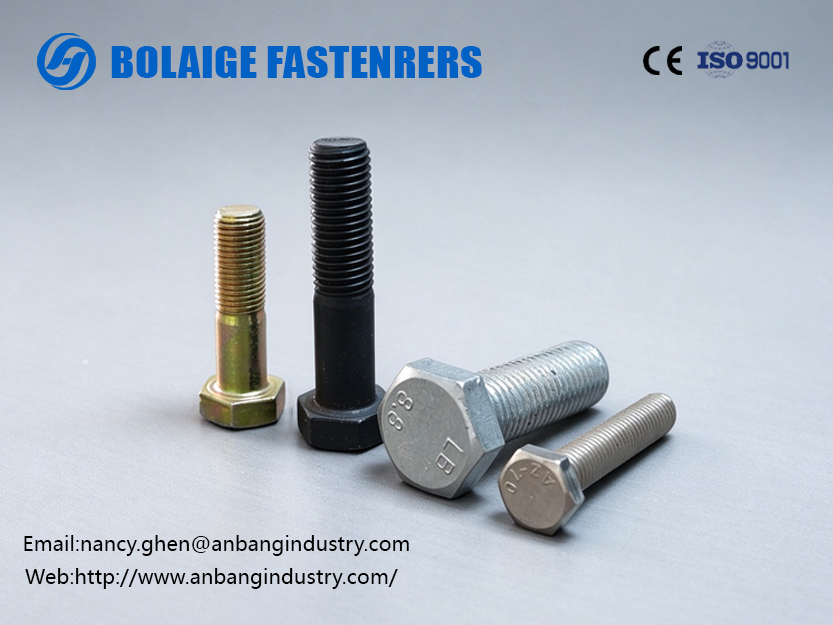 Hex Bolts, Black Finish